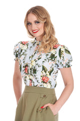 BLOOM BLOUSE Blue