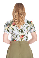 BLOOM BLOUSE Blue
