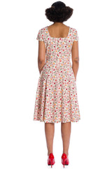 Banned Retro Country Cherry Brigitte Fit and Flare Dress