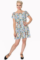 MANDALA OFF SHOULDER PLAYSUIT