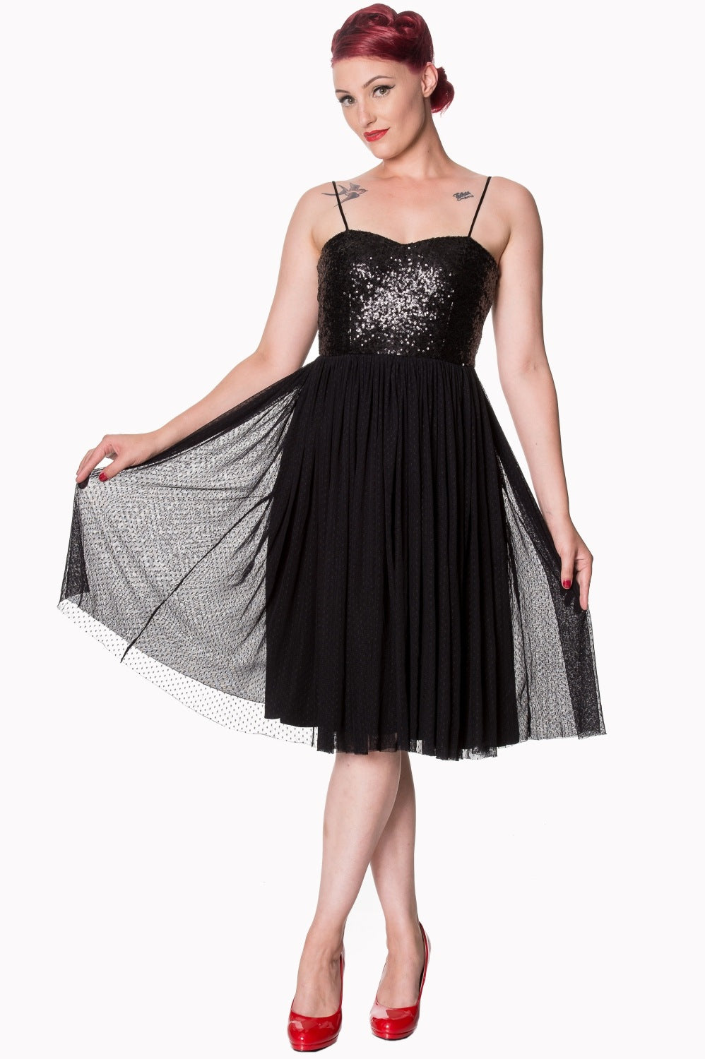 RETRO LOVE SWING DRESS