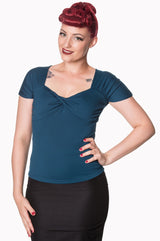 SHE WHO DARES TOP Teal