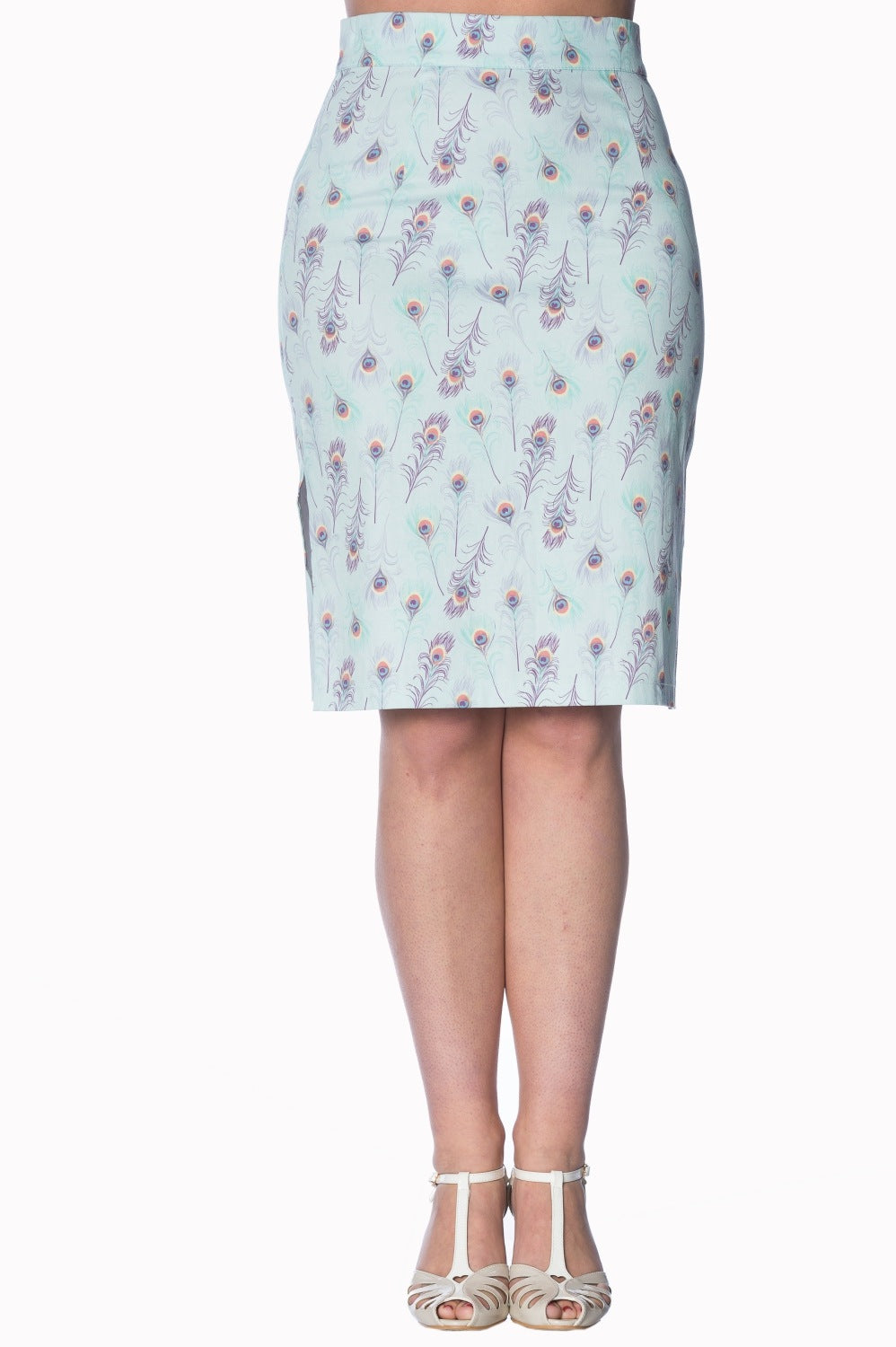 PEACOCK PENCIL SKIRT