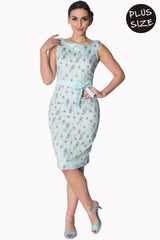 PEACOCK WIGGLE DRESS
