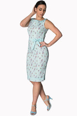 PEACOCK WIGGLE DRESS