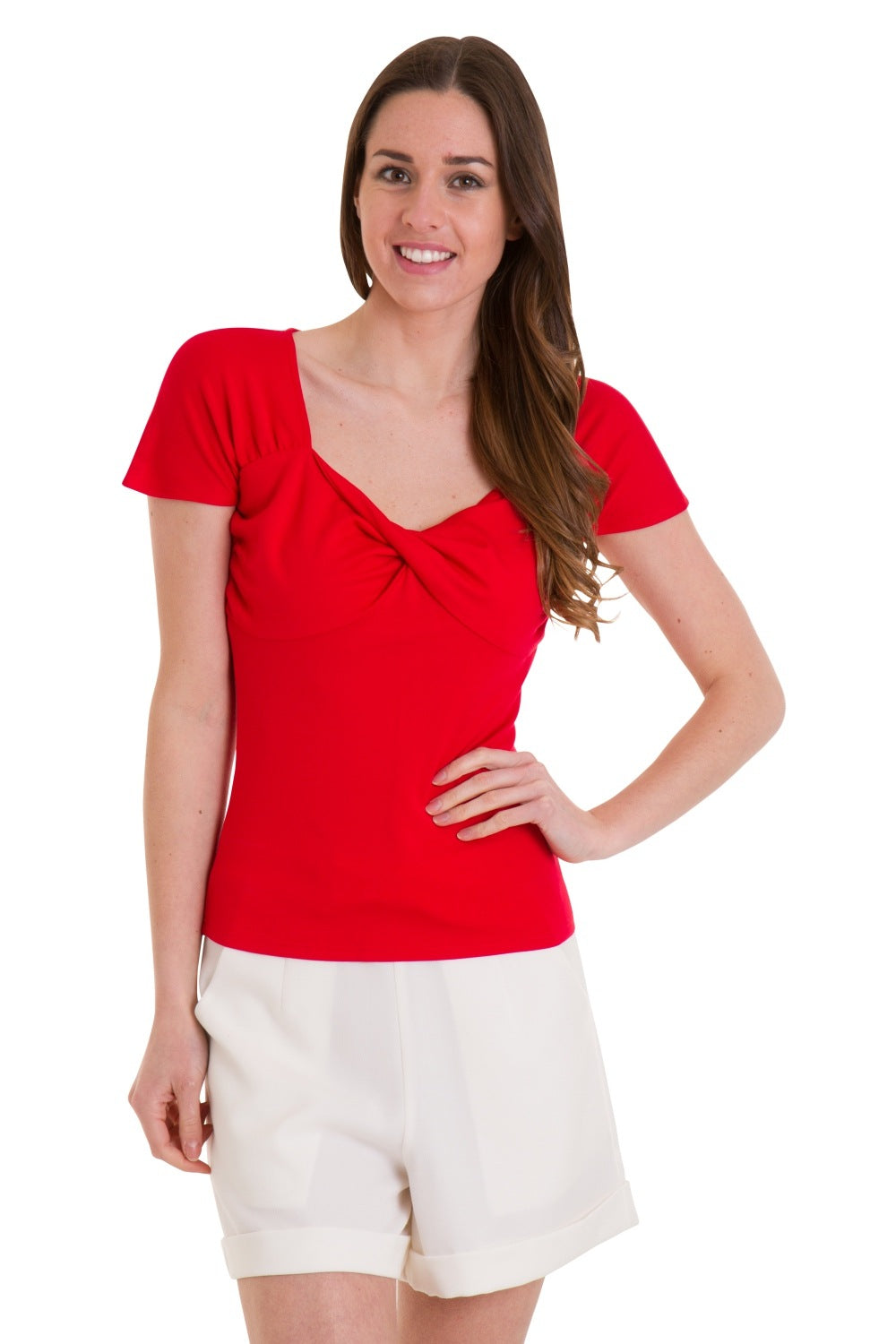 SHE WHO DARES TOP Red