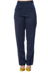CONTRAST TRIM TROUSERS