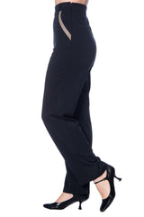 CONTRAST TRIM TROUSERS
