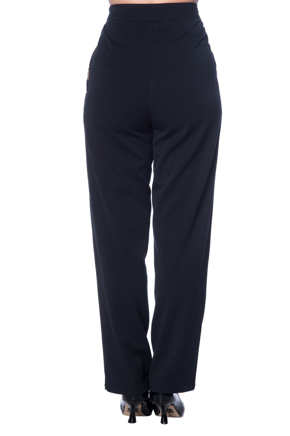 CONTRAST TRIM TROUSERS