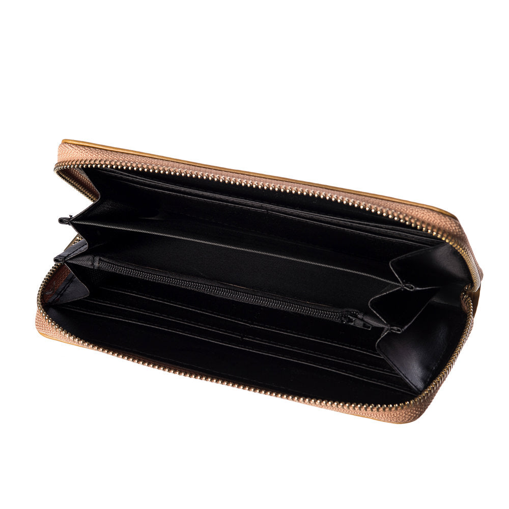 BROWN FLAMINGO PURSE