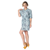SANTORINI DREAMS RELAXED SHIRTDRESS