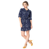SANTORINI DREAMS RELAXED SHIRTDRESS