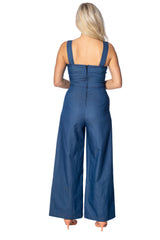SEASIDE DINER 50's DENIM JUMPSUIT