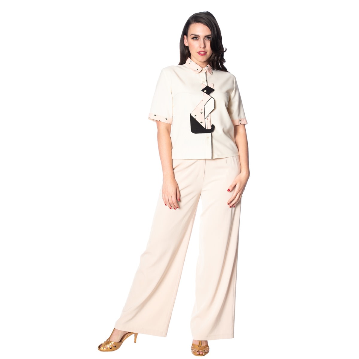 GEO CAT BLOUSE