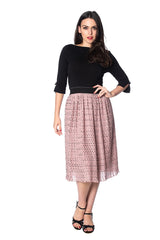 DOTS ABOUT SPOTS MIDI SKIRT