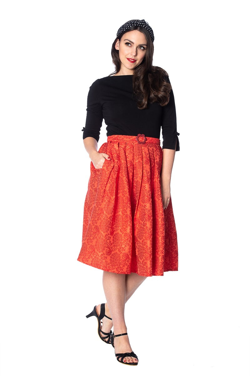 FLORIDA JACQUARD SKIRT