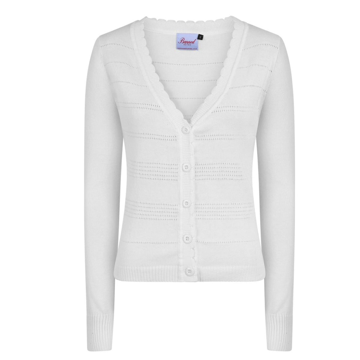 POINTELLE CARDIGAN