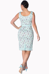 PEACOCK WIGGLE DRESS