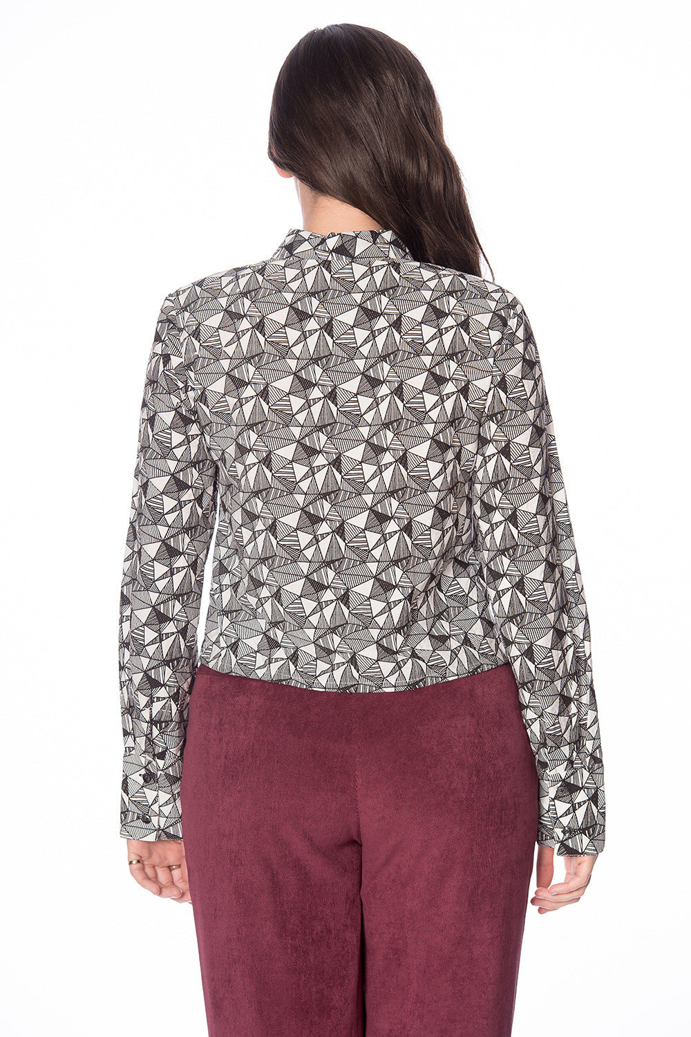FRILL ME JACQUARD SHIRT