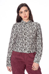 FRILL ME JACQUARD SHIRT