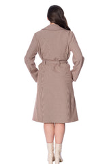 QUEEN BETTY CHECK PARKA COAT