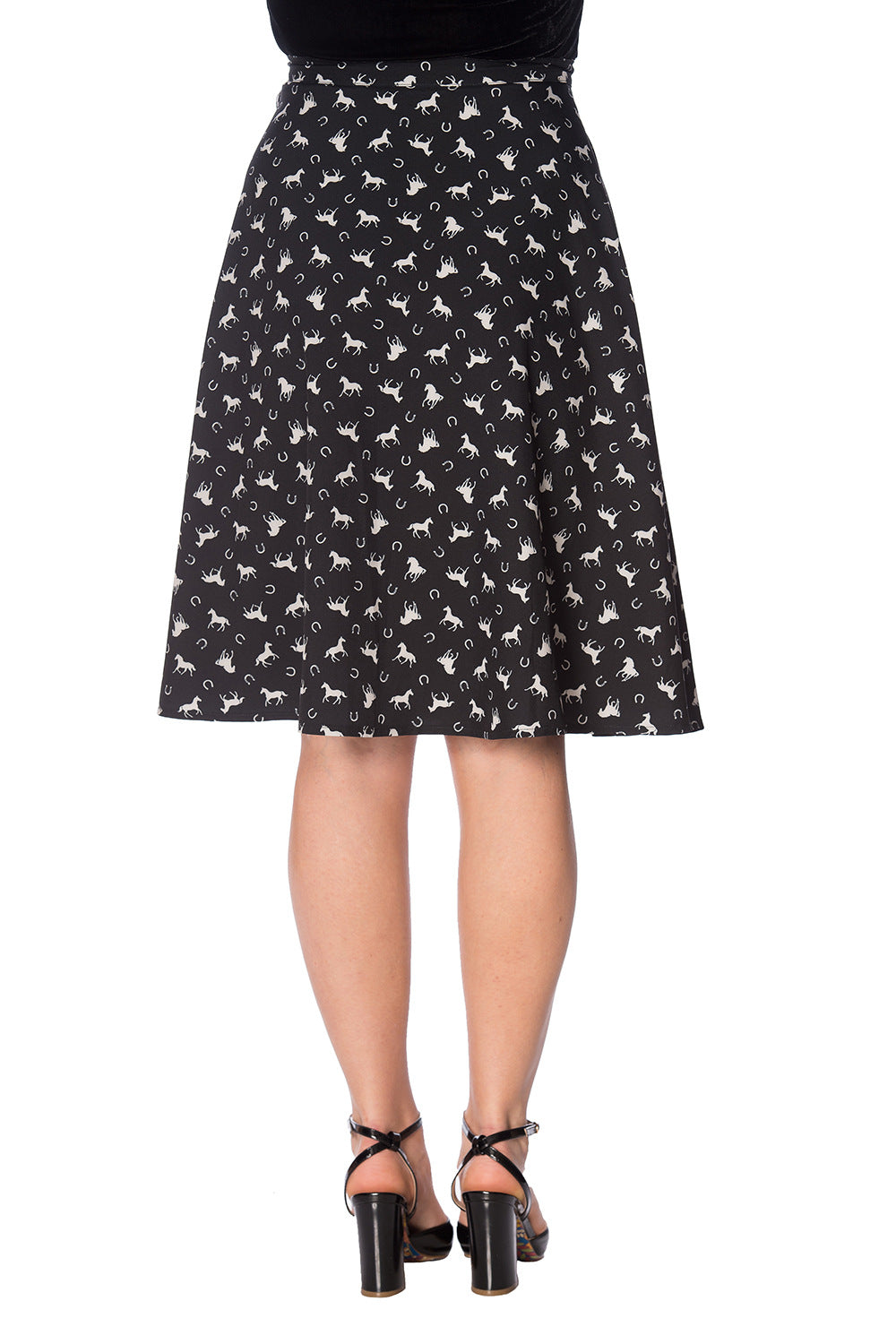 WILD HORSES WRAP SKIRT