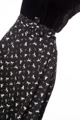 WILD HORSES WRAP SKIRT