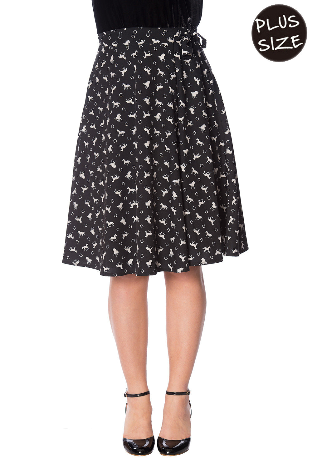 WILD HORSES WRAP SKIRT