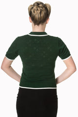 TWIST & SHAKE COLLARED KNIT