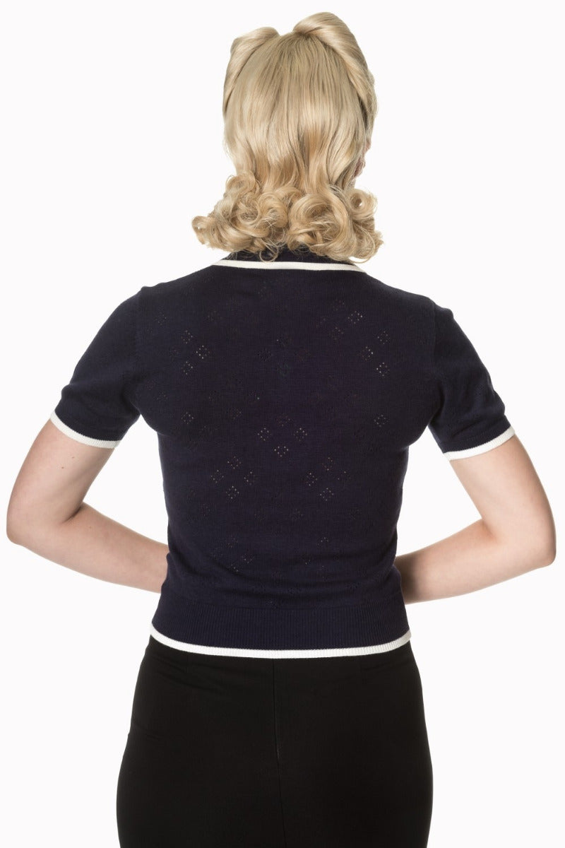 TWIST & SHAKE COLLARED KNIT
