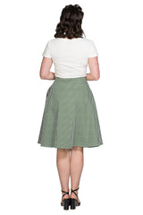 STRIPE AND RIPE WRAP SKIRT