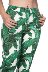 TROPICAL LEAVES TROUSER