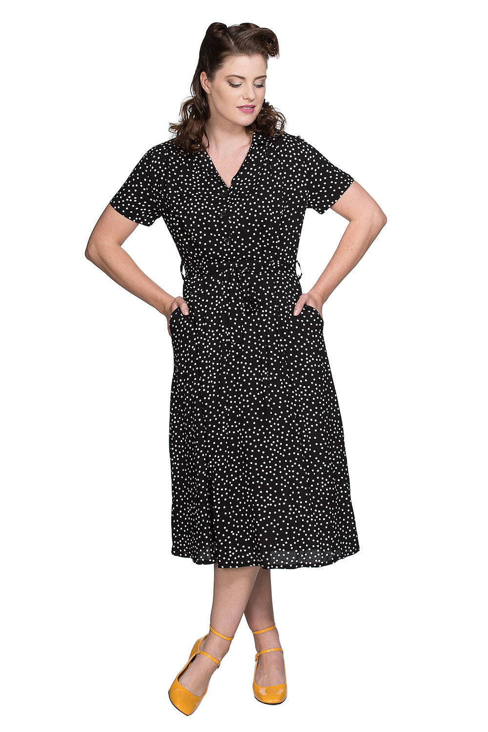 BLACK SPOT DRESS