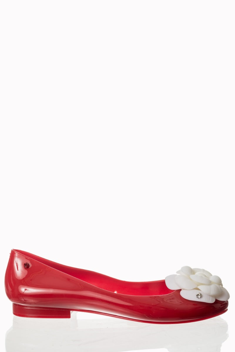 PENNIES FROM HEAVEN FLORAL BALLERINA FLATS