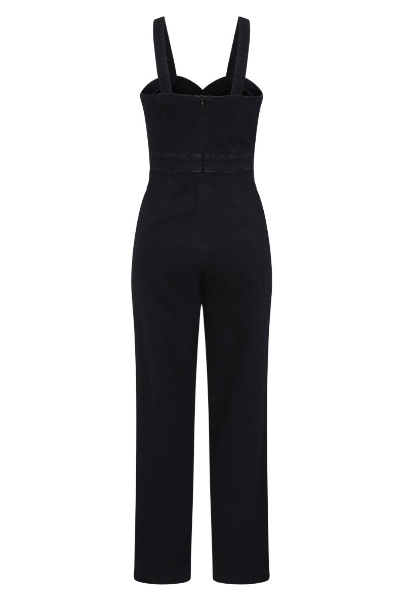 Banned Retro 1960's Cute Days Blue Jumpsuit