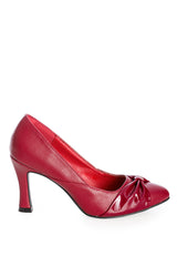HOLLYWOOD GLAM HEELS-Burgundy