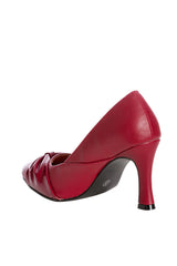 HOLLYWOOD GLAM HEELS-Burgundy
