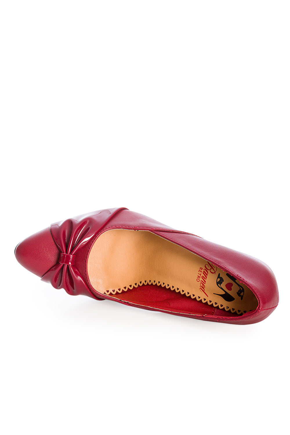HOLLYWOOD GLAM HEELS-Burgundy