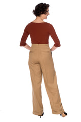 Banned Retro Adventures Ahead Button Trouser
