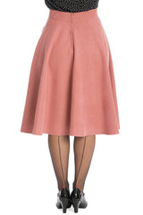 IM YOURS SKIRT-Dusty Pink
