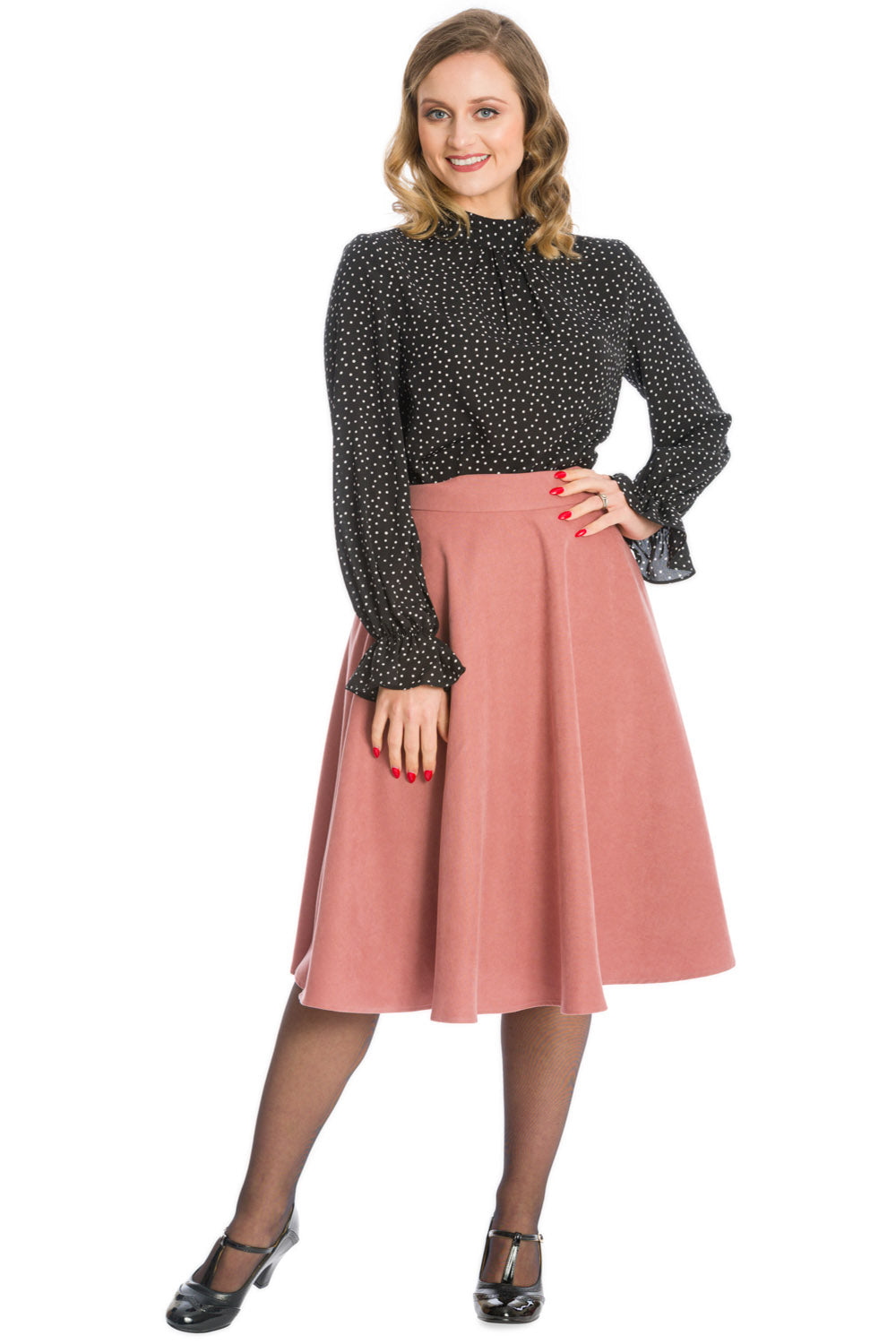 IM YOURS SKIRT-Dusty Pink