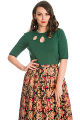THE MARILYN KNIT JUMPER-Green