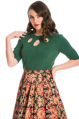 THE MARILYN KNIT JUMPER-Green