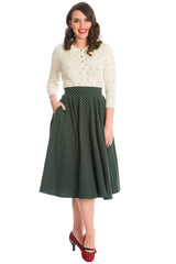 MERRY TREE KNIT TOP-White