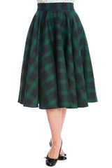 SWEET CHECK SWING SKIRT