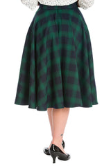 SWEET CHECK SWING SKIRT
