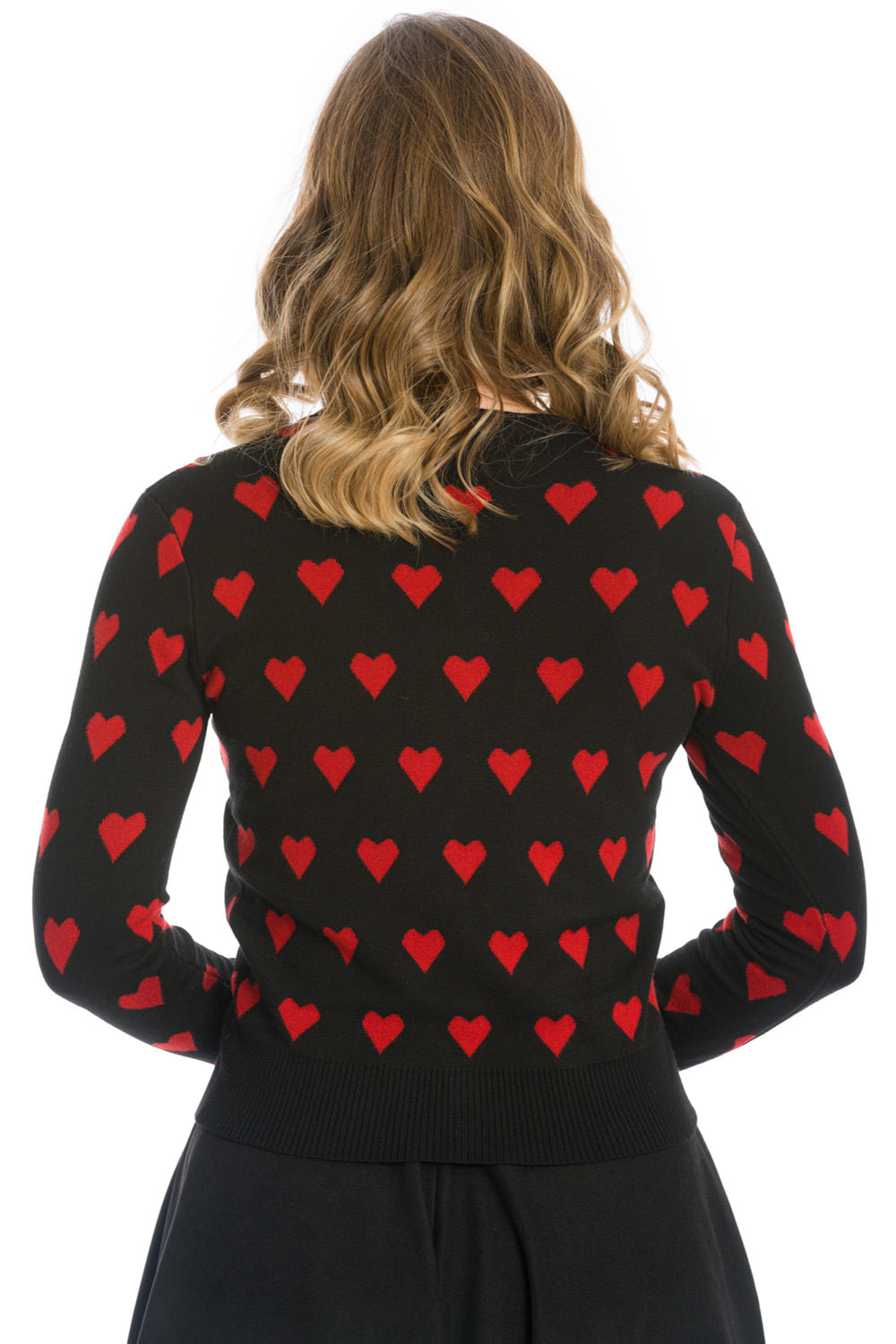 TRUE LOVE CARDIGAN-Black