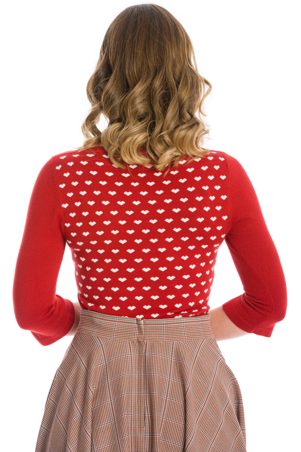 RULES OF THE HEART JERSEY TOP RED