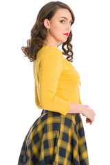 DREAM BIG JERSEY TOP-Mustard