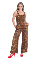 FELINE FRIENDLY JUMPSUIT-Black